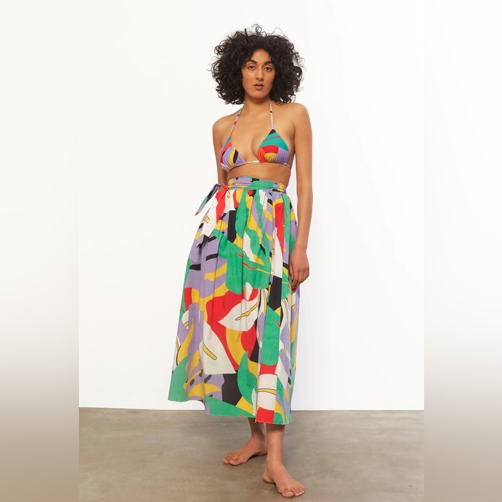 MARA HOFFMAN Midi Skirt Size Small BNWOT